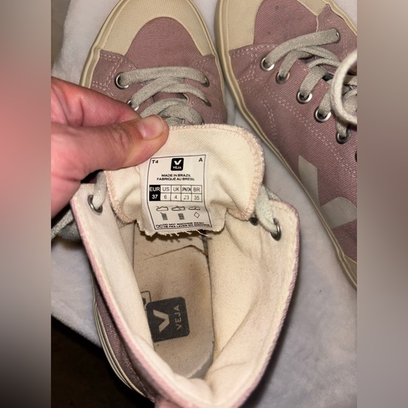 Veja Nova Canvas High Top Sneakers Babe Pierre colorway Retro Streetwear Casual - Picture 7 of 8